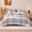 Blue Grid, variant on Sonive Waffle Duvet Cover Set Blue Grid, 3 Pieces Modern Pattern Waffle Weave with Pillow Sham, Queen