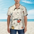 thumbnail image 6 of Picia Little Birds Gentle Cotton Regular Fit Short Sleeve Casual Hawaiian Shirt for Men-3X-Large, 6 of 9