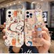 thumbnail image 2 of Funda de teléfono con correa de muñeca de lujo con luz azul linda de Snoopy Charlie Brown para iPhone 13 12 14 15 11 X XR cubierta de dibujos animados de moda, 2 of 5
