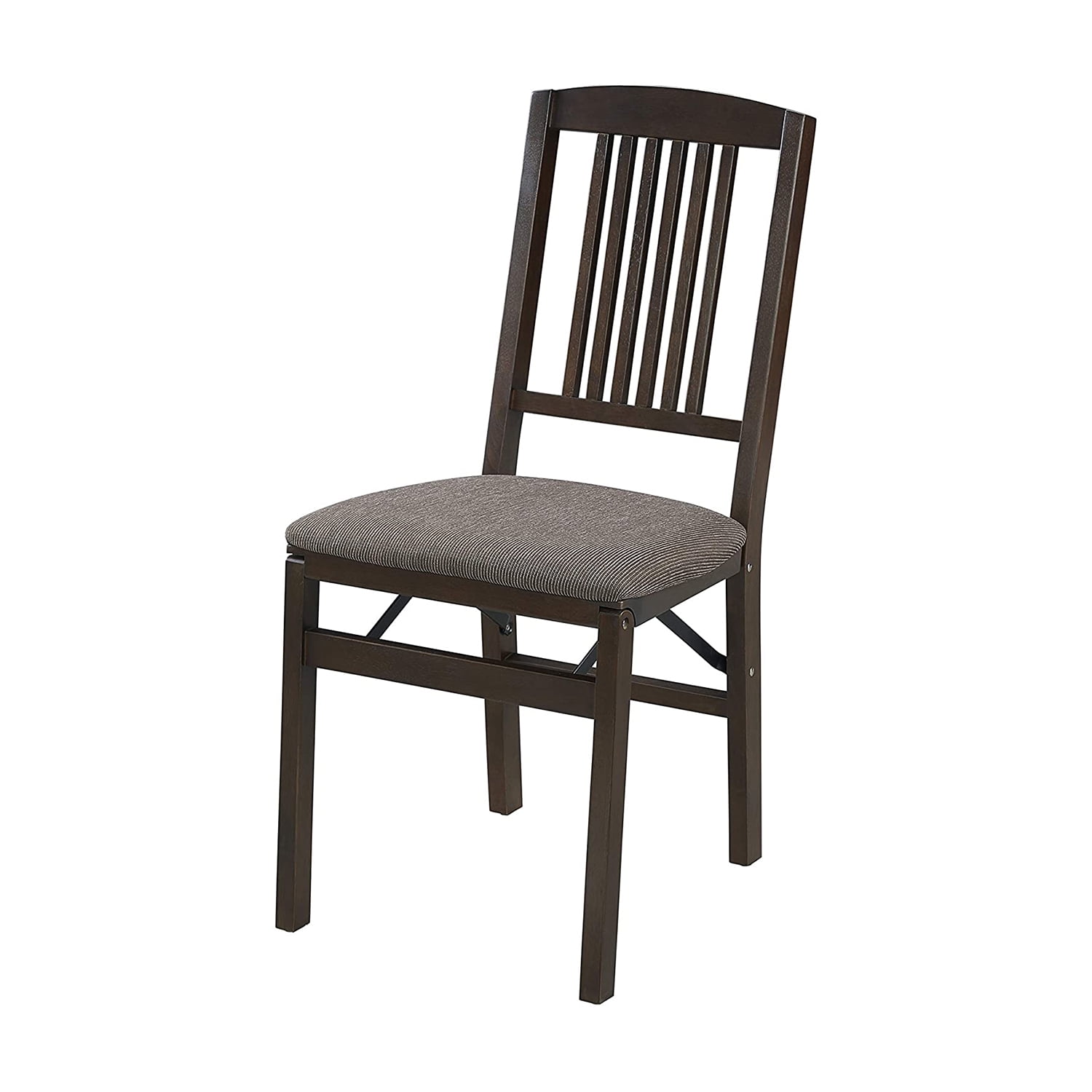 Meco Stakmore Wood Fabric Upholstered Seat Folding Chair Set Meco Stakmore Wood Fabric Upholstered Seat Folding Chair Set