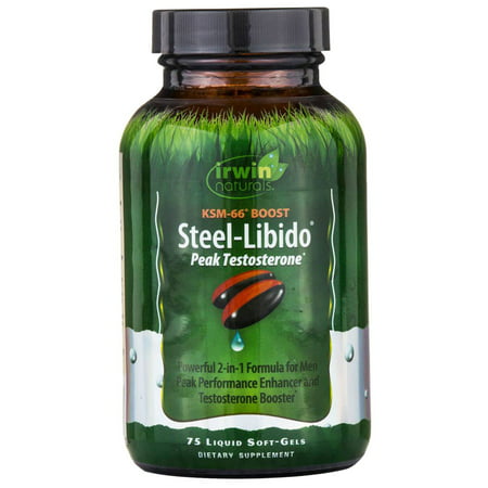 Irwin Naturals Steel-Libido Peak Testosterone, 75 (Best Over The Counter Testosterone Gel)