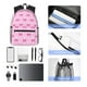 thumbnail image 4 of Easygdp Pink bows Mochila Casual para Portátil, Mochila para Escuela, Viajes, Negocios, 4 of 6