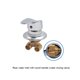 thumbnail image 4 of Yuarrent Válvula mezcladora termostática Válvulas de control de temperatura de agua fría y caliente Interruptor ajustable Grifo Baño de Cocina y Comedor Tipo 5, 4 of 6