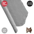 thumbnail image 2 of ELW Premium Suede Cowhide 2-4 oz 1-1.6mm - Soft Full Grain Pre-Cut Side Leather - 2-4 SQ FT 4 PCS,Light Grey - USA Made Silky Buffed Suede Fabric Leather for Car Upholstery, Garments, Furniture, 2 of 9