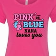 thumbnail image 4 of Inktastic Pink or Blue Nana Loves You Women's T-Shirt, 4 of 5