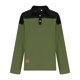 thumbnail image 2 of TaTaai Women's long sleeve collared top, linen cotton fabric, color block design, removable buttons, pullover style, casual loose fit, soft breathable, ideal for daily outings & office casual Gift, 2 of 7