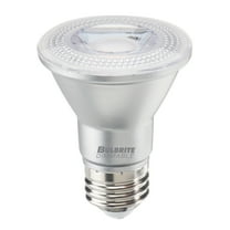 Bulbrite Pack of (6) 6.5 Watt Dimmable Narrow Flood PAR20 Medium (E26) LED Bulb - 488 Lumens, 2700K, and 90 CRI