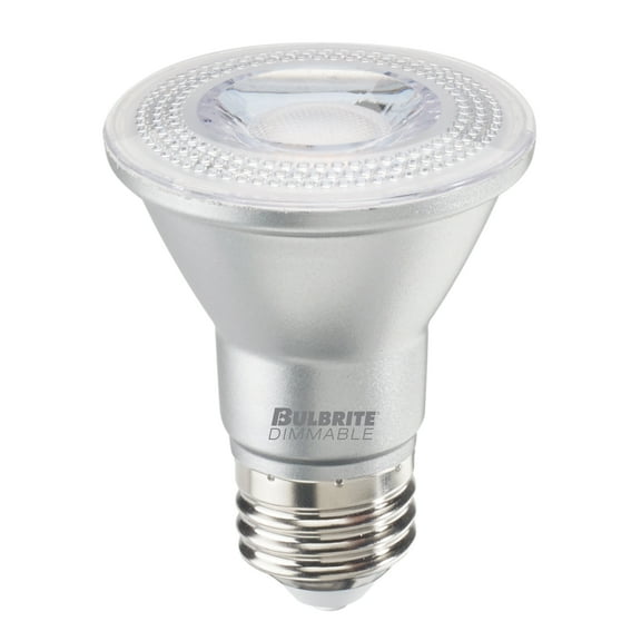 Bulbrite Pack of (6) 6.5 Watt Dimmable Narrow Flood PAR20 Medium (E26) LED Bulb - 488 Lumens, 2700K, and 90 CRI