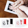 thumbnail image 3 of Newborn Baby DIY Hand And Footprint Kit Ink Pads Photo Frame Handprint Toddlers Souvenir Accessories Safe Clean Baby Shower Gift, 3 of 4