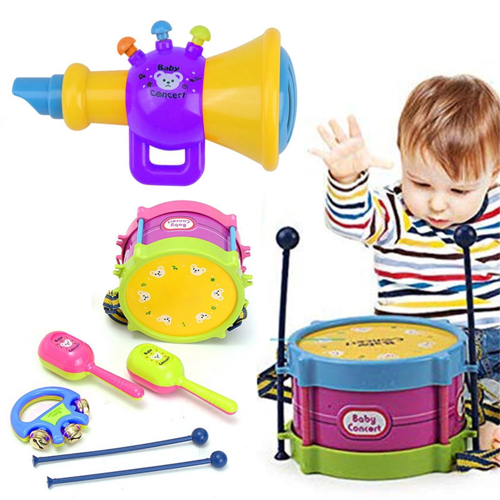 Details about   Baby Boy Girls Rabbit Drum Musical Instruments Drum Toy Developmental Gift LC 