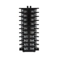 thumbnail image 2 of Bloque de terminales de 100 piezas, alta tenacidad, buena conductividad eléctrica, riel combinado, terminal de cableado de doble capa, 2 of 12