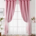 thumbnail image 4 of Cortina Blackout De 2 Panel Con Estrellas De 132x213cm Modelo Rosa, 4 of 4