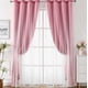 thumbnail image 4 of Cortina Blackout De 2 Panel Con Estrellas De 132x213cm Modelo Rosa, 4 of 4