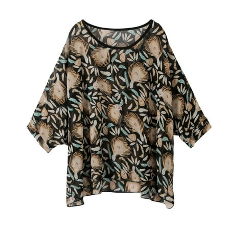 Women s Swimwears Cover-Ups Ladies Bohemian Seaside Beach Cover Up Holiday Bikini Blouse Coverups For Bathing Suits Female Stylish Summer Beachwear