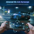 thumbnail image 4 of Game Controller for Switch/OLED, all-in-one handheld controller. With Hall Joystick, Adjustable LED Light, Turbo, 6-Axis Gyroscope, Dual Motor Vibration, 4 Game Slots Gamepad Replacement-Black, 4 of 7