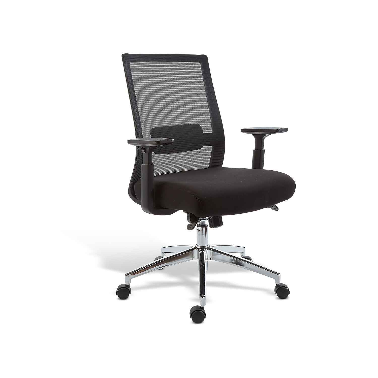 53249 MyOfficeInnovations Mesh and Fabric Task Chair Black 24328573 