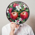 thumbnail image 6 of Yayeee Wall Clock Battery Operated 9.5" Silent Quartz Non-Ticking for Living Room Decor, Red Apple Pattern, 6 of 8