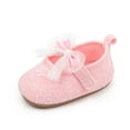 thumbnail image 6 of nvzhuang Baby Girls Princess Shoes,Soft Bow Flower Non-slip Bottom First Walker Shoes Toddler Shoes, 6 of 6