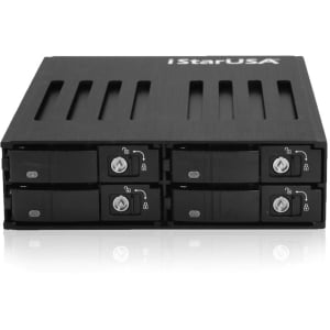 UPC 846813000017 product image for iStarUSA BPU-124V2-SS Hot-Swap Backplane RAID Cage - 1x 5.25