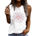 thumbnail image 2 of Mifsaly Womens Cotton Tank Tops Summer Casual Graphic 4Th Of July Patriotic Sleeveless Top Loose Fit Lightweight Comfortable Independence Day Muscle Shirts L, 2 of 5