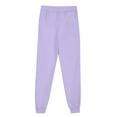 thumbnail image 5 of MIUOWANP Womens Jogger Pants Women Casual Trousers And Trousers Plus Velvet Running Fitness Sports Pants Purple S, 5 of 5