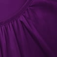 thumbnail image 6 of FAHXNVB Women Summer Satin Dresses Casual Short Sleeve Crewneck Button Down Shirt Dresses Loose Fit Solid Color Comfy House Dress,S,Purple, 6 of 7