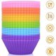 thumbnail image 4 of 2025 Latest Model Silicone Cupcake Liners, Reusable Silicone Baking Cups Nonstick, 4 of 5