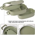 thumbnail image 3 of Lunch Boxes - 2-in-1 Stackable Bento Lunch,1550ml Cutlery Set Bento Boxes - For Kid Men Women Adults Working Schools ,suitable For Microwave And Dishw, 3 of 4