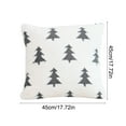 thumbnail image 3 of Nkmbld Christmas Decor Throw Pillow Covers Christmas Holiday Pillowcase, Embroidered Pillow Cases for Couch Bedroom Living Room Decor, Gray, 3 of 8