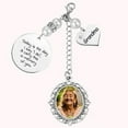 thumbnail image 4 of Lacy Wedding Bouquet Charm Photo Frame Charm Wedding Memorial Ornament, 4 of 10