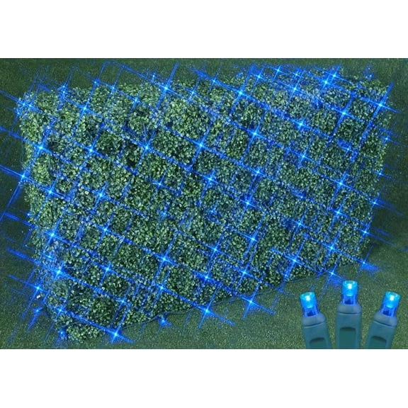 Outdoor Christmas Lights Blue