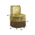thumbnail image 3 of ACME Bernadette Vanity Stool, Gold Velvet, 3 of 7