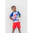 thumbnail image 2 of PJ Masks Catboy Owlette Gekko Big Boys T-Shirt Tank Top and French Terry Shorts 3 Piece Outfit Set Toddler to Big Kid, 2 of 5