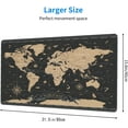 thumbnail image 3 of SKYDAWNY Desk Mat,Navigation World Map Extended Gaming Mouse Pad for Office Work & Game,Computer Keyboard Mouse Mat Desk Non-Slip Rubber Base Large Mousepad with Stitched Edges, 31.5x15.7inch, 3 of 6