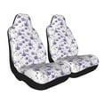 thumbnail image 2 of Cauagu Orchids Flowers Print Car Seat Covers,Universal Automotive Seat Covers Car Seat Protectors Easy to Install Car Cover Car Accessories Auto rucks Van & SUV-2 PCS, 2 of 9