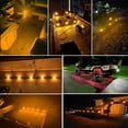 thumbnail image 2 of ABPETE 8Pcs Amber LED Side Marker Light for Truck Trailer - Front Rear Turn Signal, Tail Clearance Indicators, Stop Warning Running Lights - 12-24V Auto Car RV Camper ATV Boat Deck Transom, 2 of 8