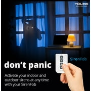 YoLink Hub and Outdoor Security Siren & Smart Alarm Controller Kit - Loud 110 dB, Wireless, Battery-Powered, 1/4 Mile Range, Android-iOS App, Alexa, Google, IFTTT, Home Assistant