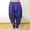 Blue, variant on Kids Metallic Harem Dance Pants â Loose Fit Hop Streetwear for Boys Girls â Shiny Foil Performance Trousers for Stage Dance (Ages 3-16 Years)