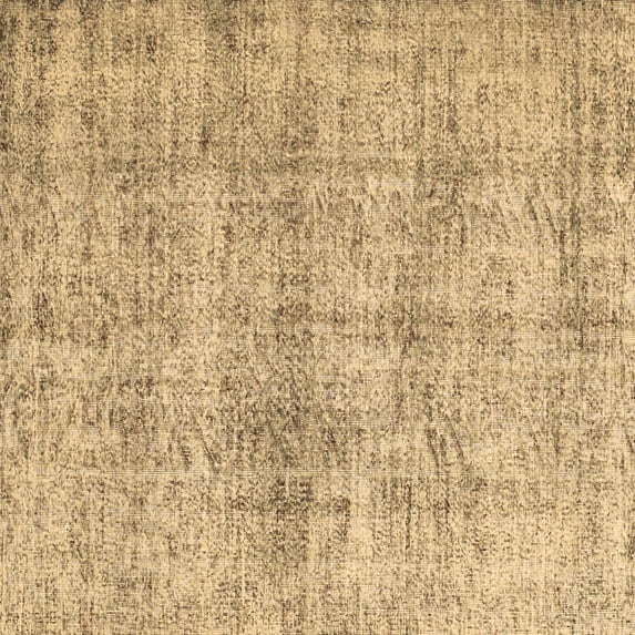 Ahgly Company Indoor Square Abstract Brown Contemporary Area Rugs, 4' Square