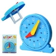 thumbnail image 4 of Vogacara Reloj de juguete para niños, reloj de aprendizaje, relojes de aprendizaje, modelo de reloj, reloj de aprendizaje de tiempo ajustable Juguetes Educativos Vogacara FN005534-00, 4 of 6