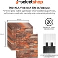 thumbnail image 2 of Papel Tapiz Tipo Piedra Con Adhesivo De 35X38CM Revestimiento Decorativo Para Cubierta De Mueble Encimera Cocina Estante Puertas Paredes Decoracion Hogar (Cafe), 2 of 6