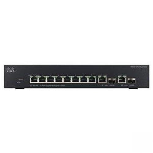 Cisco Sg350-10 10-port Gigabit Managed Switch 10 Ports Manageable 2 X Expansion Slots 10 100 1000base-t, 1000base-x... by Cisco