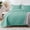 Turquoise, variant on Oversized Quilt Bedding Set, Lightweight Turquoise Bedspread Cal Oversized Quilt with Modern Pattern, Reversible 3-Piece Bedspread with 2 Pillows for All Seasons