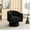 Black, variant on SEYNAR Modern 360 Degree Swivel Sherpa Accent Sofa,Pumpkin Shaped Upholstered Cuddle Barrel Arm Chairs for Living Room, Bedroom, Office(White)