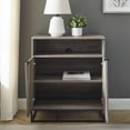 thumbnail image 3 of Manor Park Modern Angled Door Accent Cabinet, Grey Wash, 3 of 9