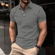 thumbnail image 1 of pstuiky camisetas de hombre, Blusa deportiva informal de manga corta con cuello vuelto para hombre camisetas de hombre xxl, 1 of 6