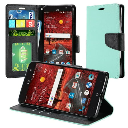 ZTE Grand X 4 Case, by HR Wireless Stand Folio Flip Leather [Card Holder Slot] Wallet Pouch Case Cover For ZTE Blade Spark/Grand X 4 Z956,