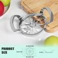 thumbnail image 5 of Apple Slicer,12-Blade Extra Large Apple Corer, Heavy Duty Stainless Steel Apple Cutter and Divider，Easy to Use, Time-Saving., 5 of 7