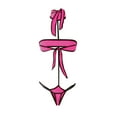 thumbnail image 3 of Trajes de baño de una pieza para mujer Traje de baño con estampado diario para mujer Traje de baño conservador de cuerpo unido Conjunto de dos piezas con falda de playa estampada, 3 of 3