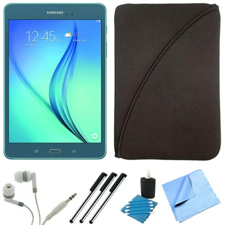 Samsung Galaxy Tab A SM-T350NZBAXAR 8-Inch Tablet (16 GB, Smoky Blue) Bundle